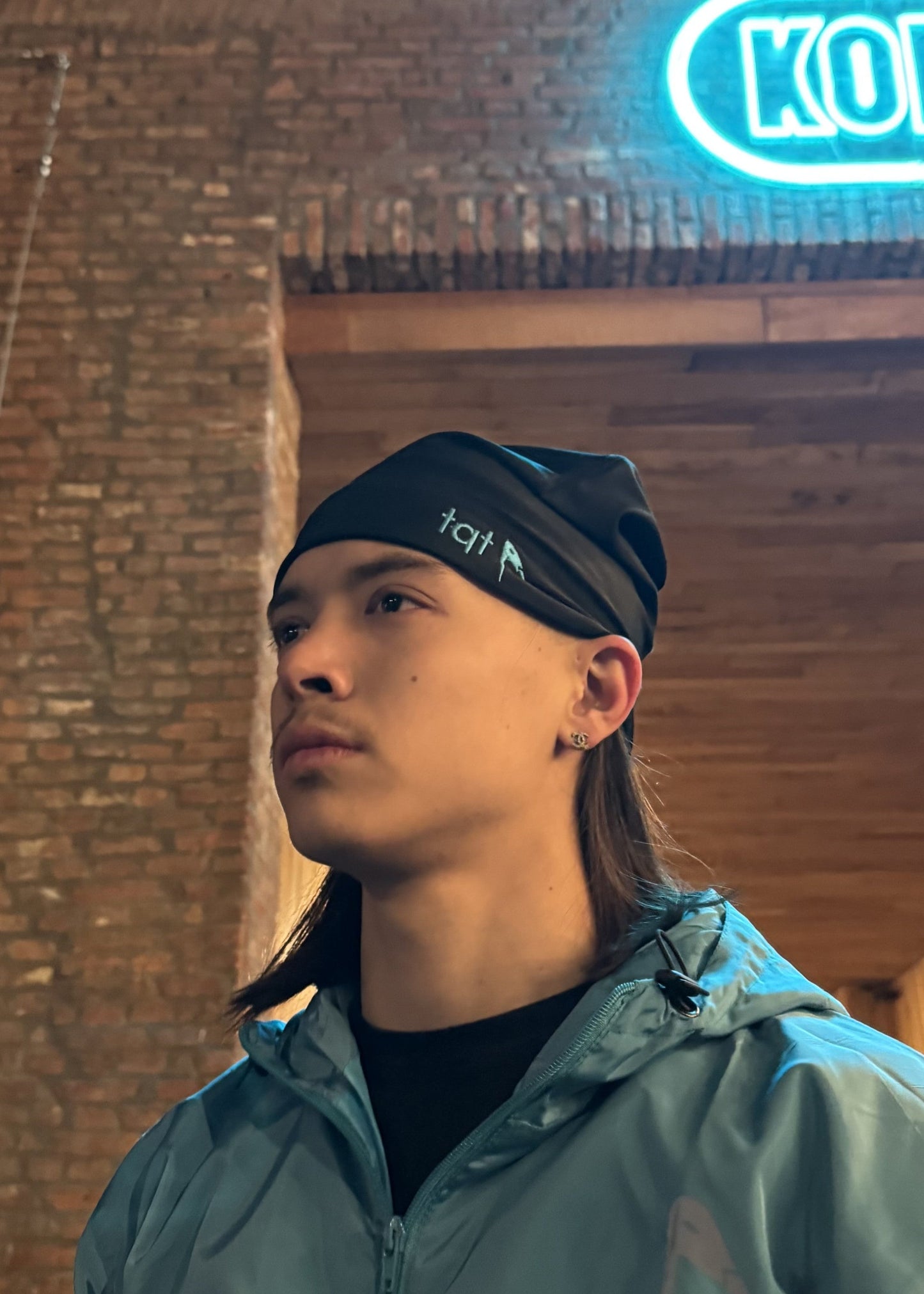 SKULL CAP CYAN